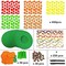 Supla 12 Kits 3D Pumpkin Fall Leaf Wreath Craft Kit DIY Thanksgiving Wreath with Maple Leaves Acorns Bows Wiggle Eyes for Kids Crafts Fall Thanksgiving Halloween Seasonal Decoration